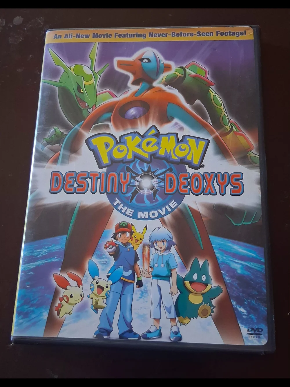 Pokemon Destiny Deoxys DVD — Purple, Blue, Red, Green(DVD &CARD 16/107 2005